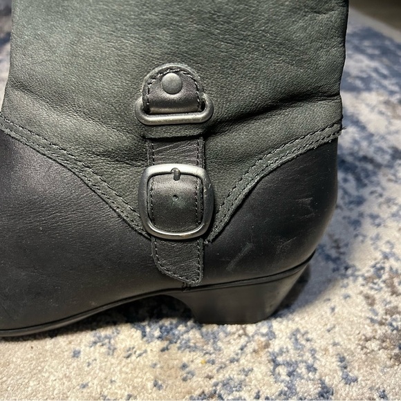 Clarks Ingalls Nile Black Ankle Boots Size 11 - Picture 4 of 13